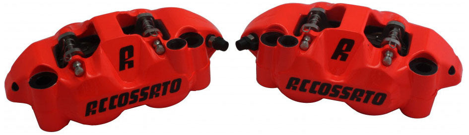Accossato Monoblock Forged Radial Brake Caliper Distance 108 mm with Aluminium Pistons