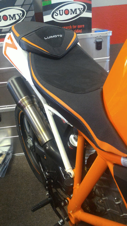 LUIMOTO (R) Rider Seat Covers for the KTM 1290 Super Duke R (17-19)