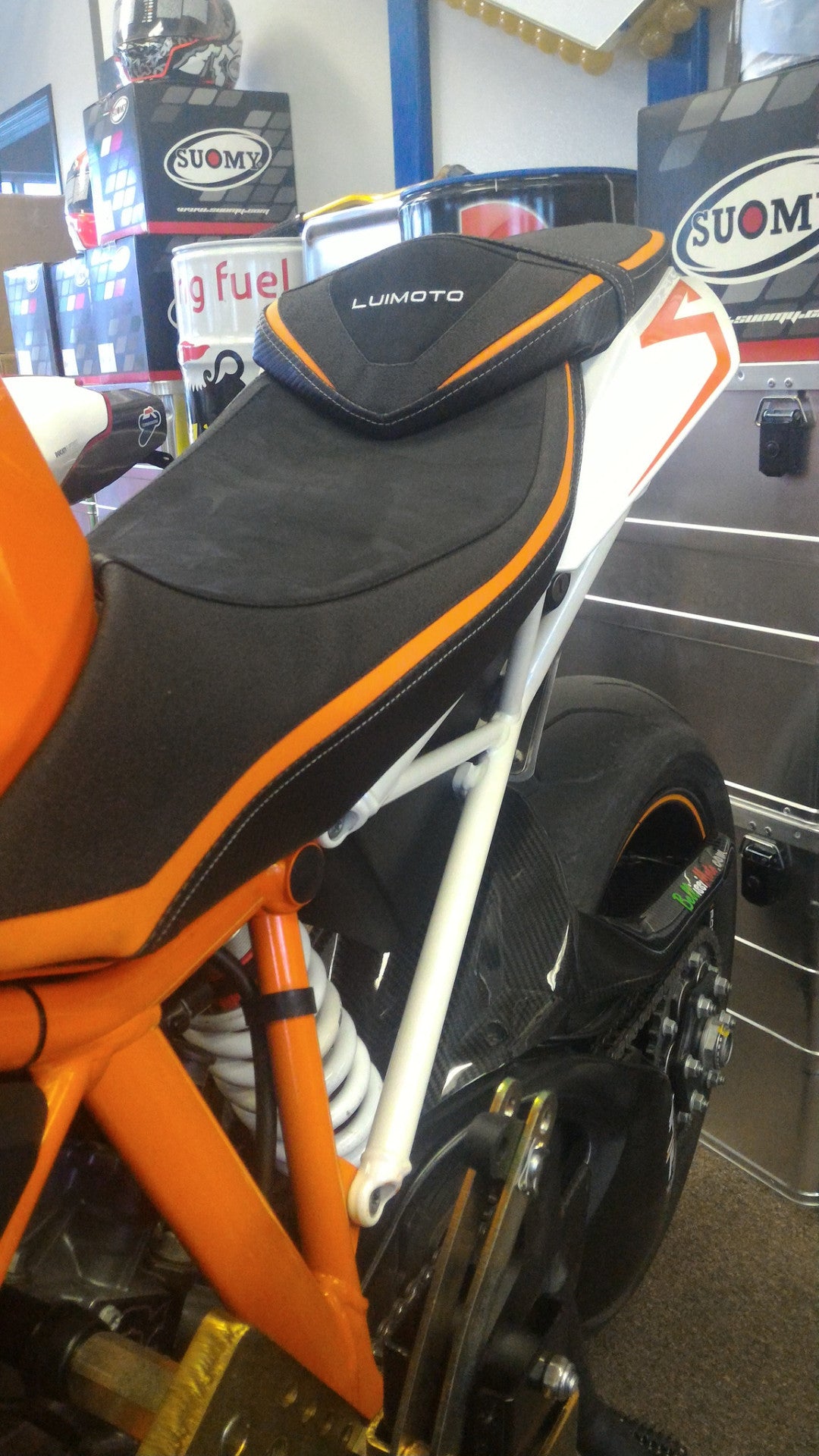 LUIMOTO (R) Rider Seat Covers for the KTM 1290 Super Duke R (14-16)