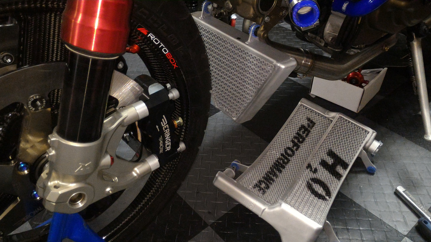 Galletto Radiatori (H2O Performance) Oversized Oil Cooler kit For Ducati 748/916/996/998 & S4R/S4RS/S4RT/S4