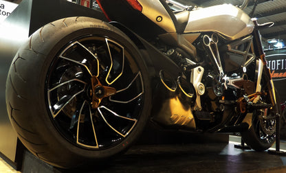 AEM Factory - Billet 'GALLETTONE' Rear Axle Slider for Large Hub Ducati's