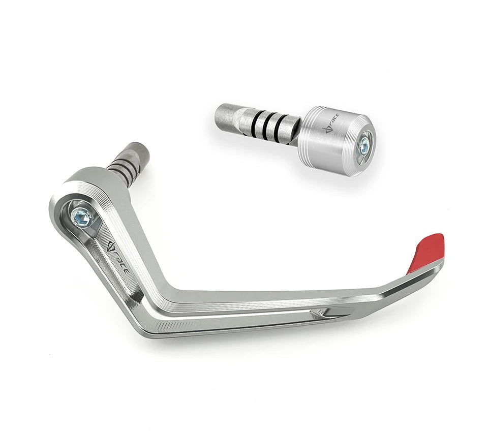 DB Race Billet Brake Lever Guard and Matching Bar End Set