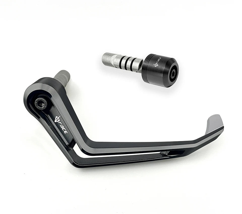 DB Race Billet Brake Lever Guard and Matching Bar End Set