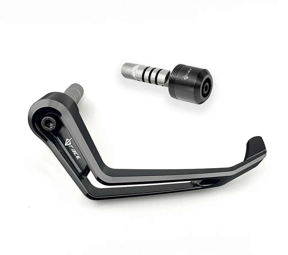DB Race Billet Brake Lever Guard and Matching Bar End Set
