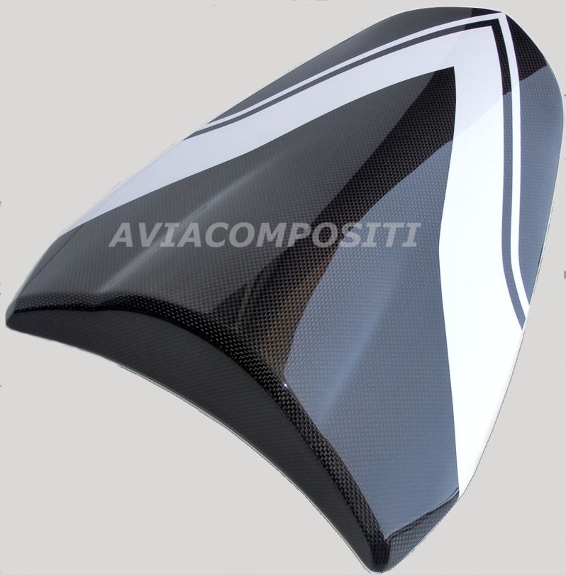 AviaCompositi Carbon Fiber STRIPE Solo Tail Cowl for Ducati Multistrada 1200 (2010-2014)