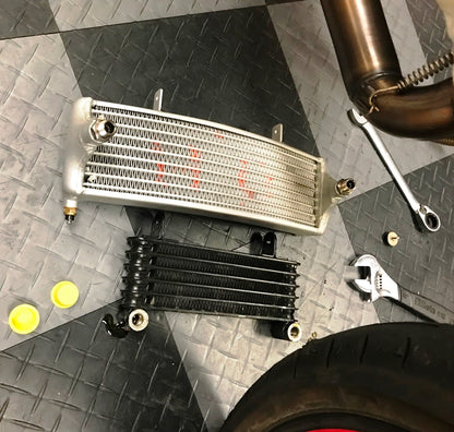 Galletto Radiatori (H2O Performance) Oversized Oil Cooler for Air Cooled Ducati's