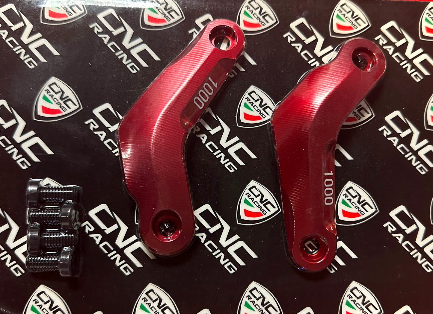 CNC Racing Passenger Rearset / Foot peg Blanking Plate Set for MV Agusta Brutale and Rush 1000