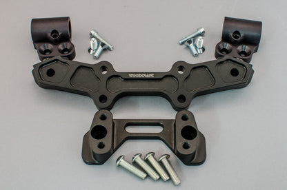 Woodcraft Ducati Monster 821 (15-17) / 1200 /S (14-16) Clipon Riser Adapter Plate With Bars