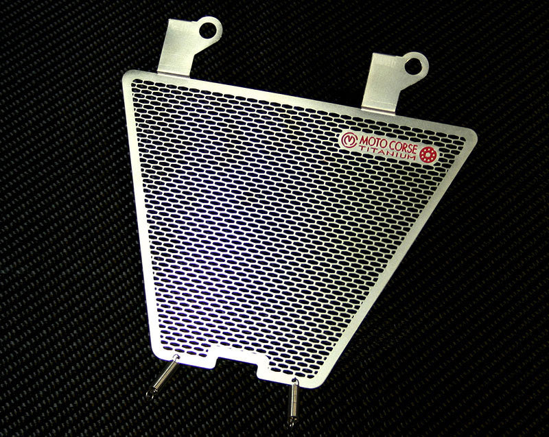Motocorse Titanium Radiator and Oil Cooler Guards for the Ducati 1198/1098/848