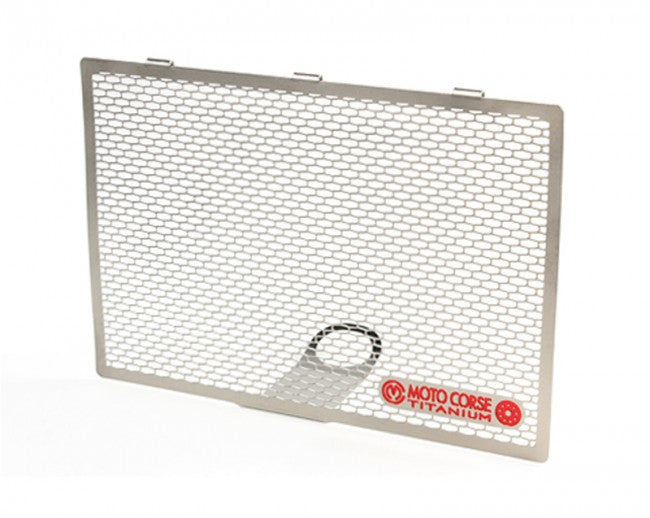 Motocorse Titanium Radiator and Oil Cooler Guards for the 2010-2014 Ducati Multistrada 1200