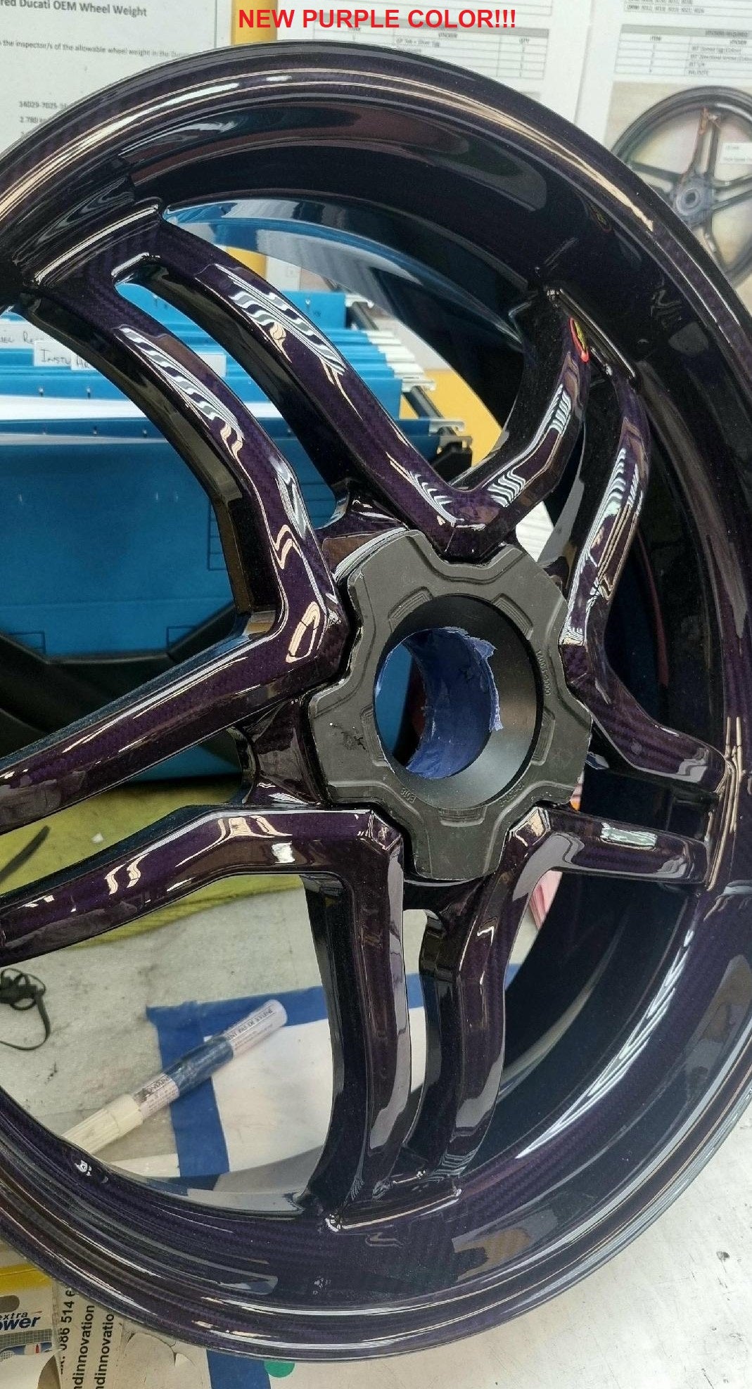 BST Rapid TEK 5 Split-Spoke Carbon Fiber Rear Wheel for the BMW S1000RR / S1000R - 6.0 x 17 (2020+)