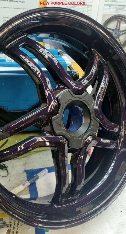 BST Diamond TEK 5 Spoke Carbon Fiber Front Wheel for the Kawasaki Ninja ZX-4RR - 3.5 x 17