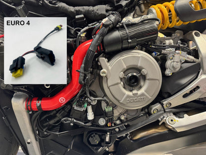 MonzaTech IEC Electronic Engine Temperature Cooling Kit for Ducati Panigale V2 (20-24)