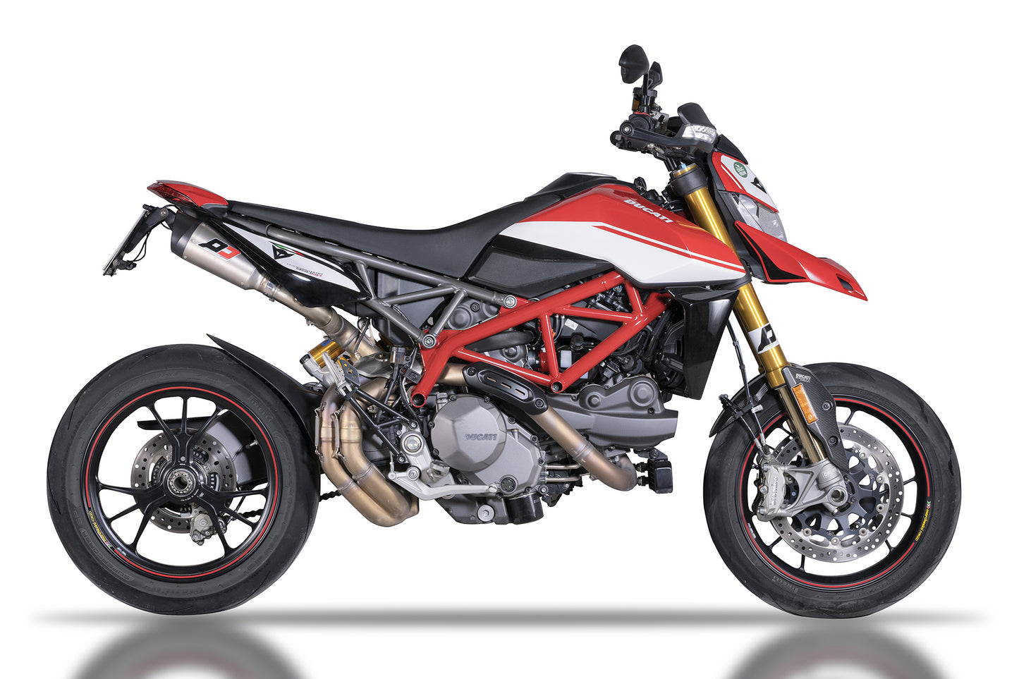 QD Exhaust Twin Gunshot Exhaust system for Ducati Hypermotard 950 / SP
