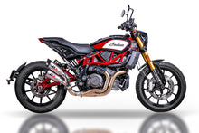QD Exhaust Twin GUNSHOT Exhaust for the Indian FTR 1200 (Flat Track Racer) (2021+ Euro5)