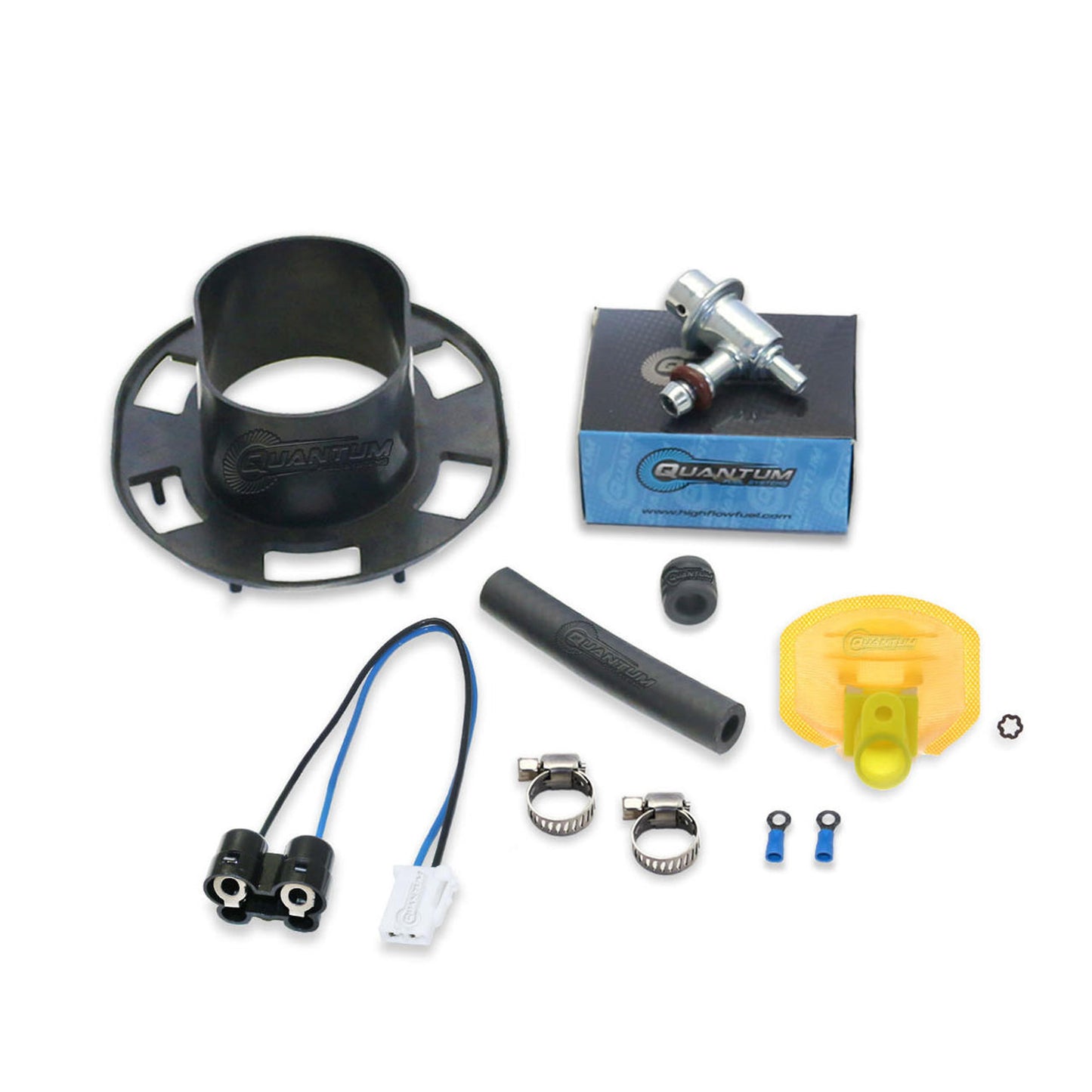 Quantum Fuel Systems Fuel Pump Repair Kit w/ Fuel Pressure Regulator, Tank Seal, Strainer for the Honda CBR600RR '03-06 and CBR1000RR '04-07