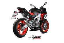 MIVV Full System 1x1, X-M1 Titan, Alto/High up Exhaust For Aprilia Tuono 660 21, RS 660 20-21