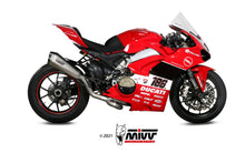 MIVV Full System 2x1, Delta Race Full Titanium, Alto/High up Exhaust For Ducati Panigale V4 2018-2022