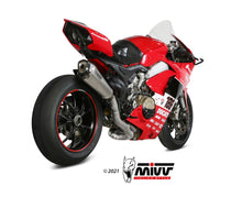 MIVV Full System 2x1, Delta Race Full Titanium, Alto/High up Exhaust For Ducati Panigale V4 2018-2022