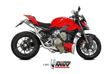 MIVV Full System 2x2, X-M1 Titan, Sub-code/Underseat Exhaust For Ducati Streetfighter V4 2020-2021
