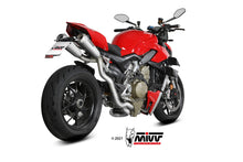MIVV Full System 2x2, X-M1 Titan, Sub-code/Underseat Exhaust For Ducati Streetfighter V4 2020-2021
