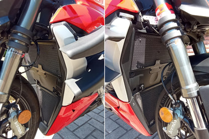 CNC Racing Radiator Guard Kit for Ducati Streetfighter V2