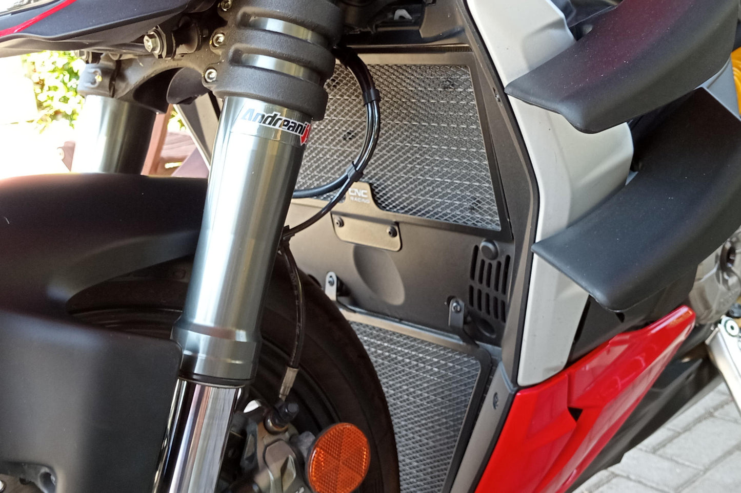 CNC Racing Radiator Guard Kit for Ducati Streetfighter V2