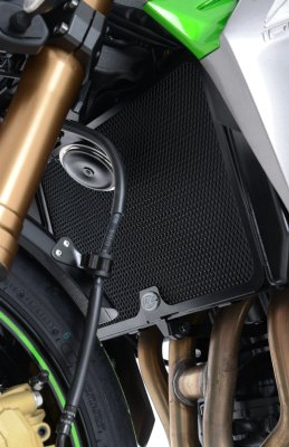 R&G Racing Radiator Guard for the Kawasaki Z750 '07-'16 / Z750R '10-'16 / Z800 '10-'19 ETC