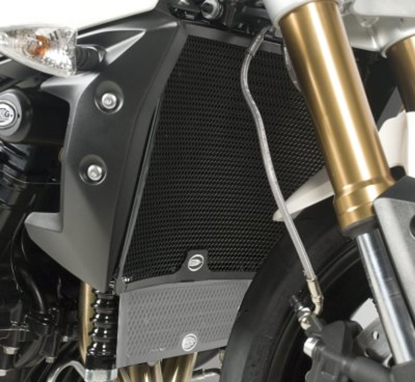 R&G Racing Radiator Guard for the Triumph Speed Triple 1050 (11-15)