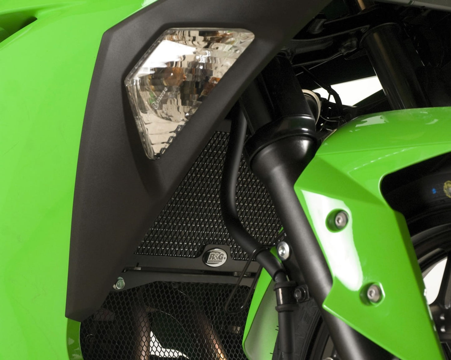 R&G Racing Radiator Guard for the Kawasaki Ninja 250/300 '08-'17 / Z250/Z300 '13-'18