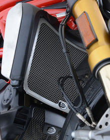 R&G Racing Radiator Guard for the ducati Monster 1200/R/S/Monster 821/Supersport/S '17-'20 / Supersport 950/S '21-'22 / Hypermotard 950/Diavel 1260/S '19-'20