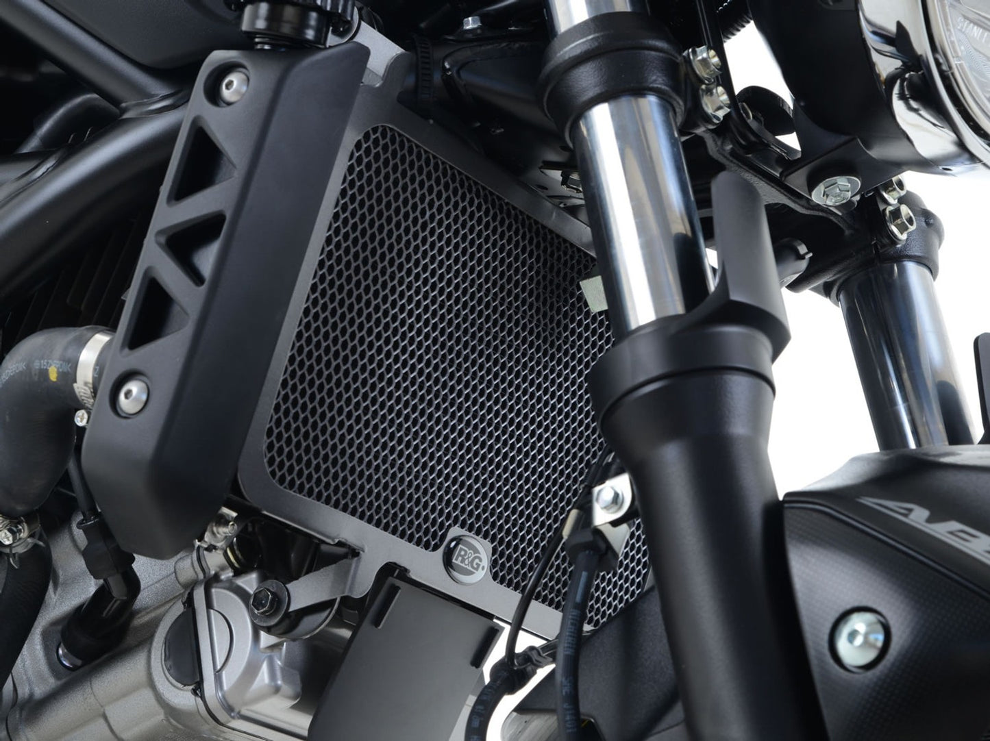 R&G Racing Radiator Guard for the Suzuki SV650 '16-'22 / SV650X '18-'22
