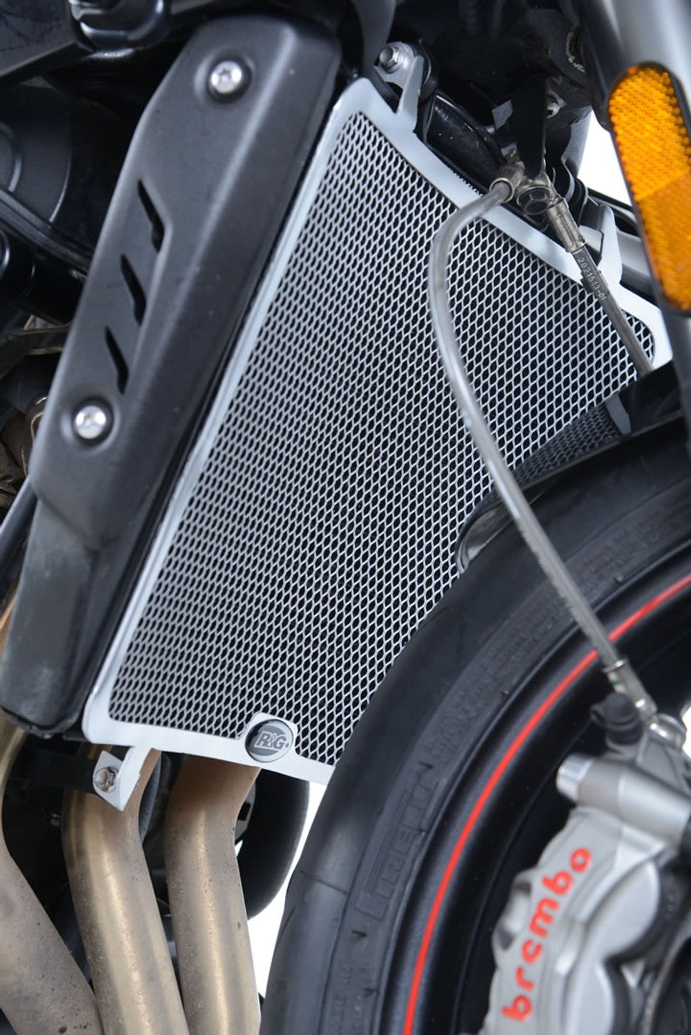 R&G Racing Radiator Guard for the triumph Street Triple 765 S/R/RS '17-'22