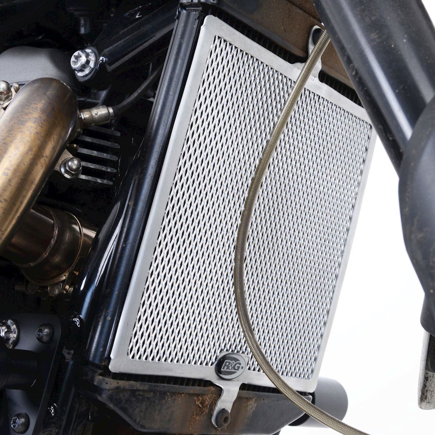 R&G Racing Radiator Guard for the Triumph Scrambler 1200 '19-'22