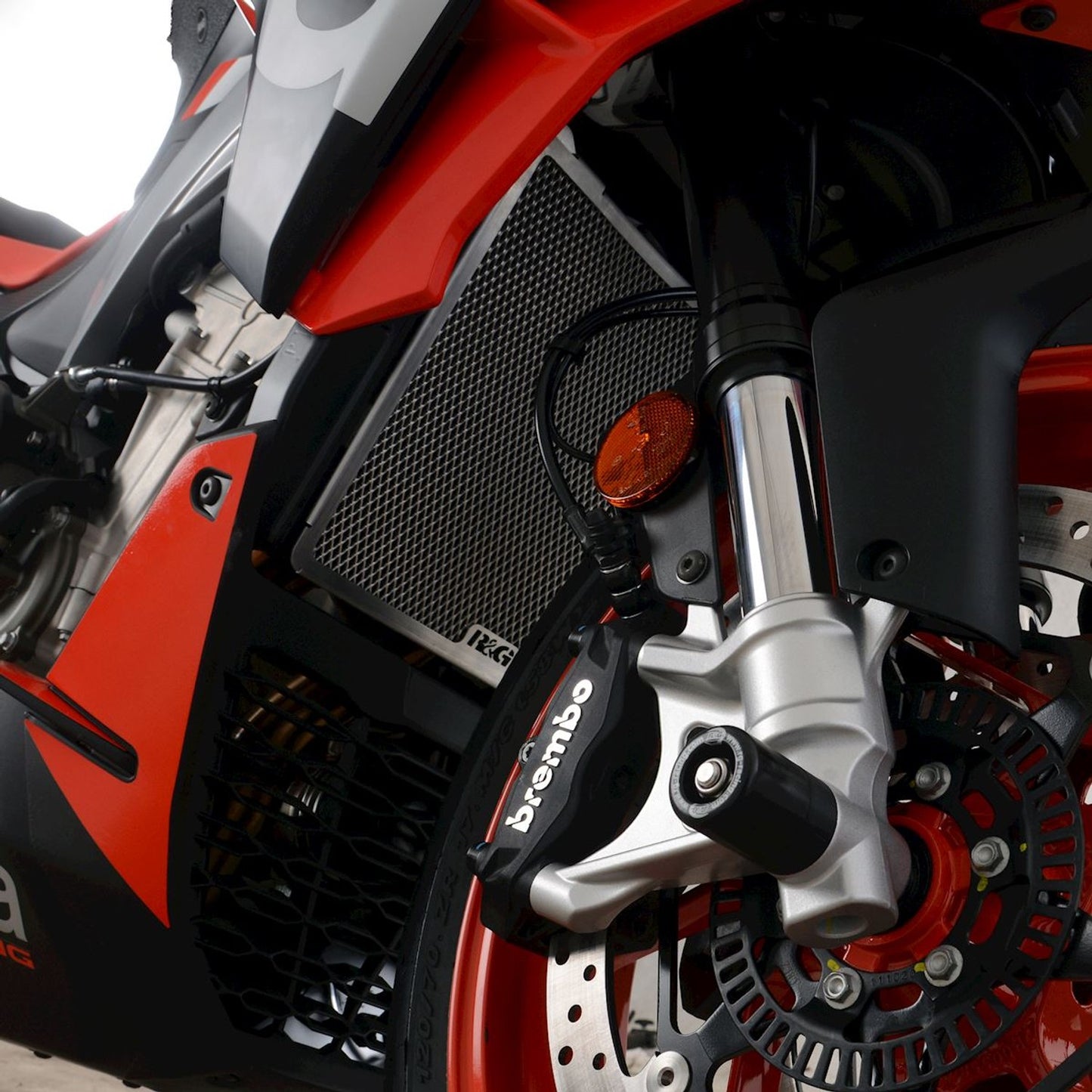 R&G Racing Radiator Guard for the Aprilia Tuono 660/RS 660 '21-'22