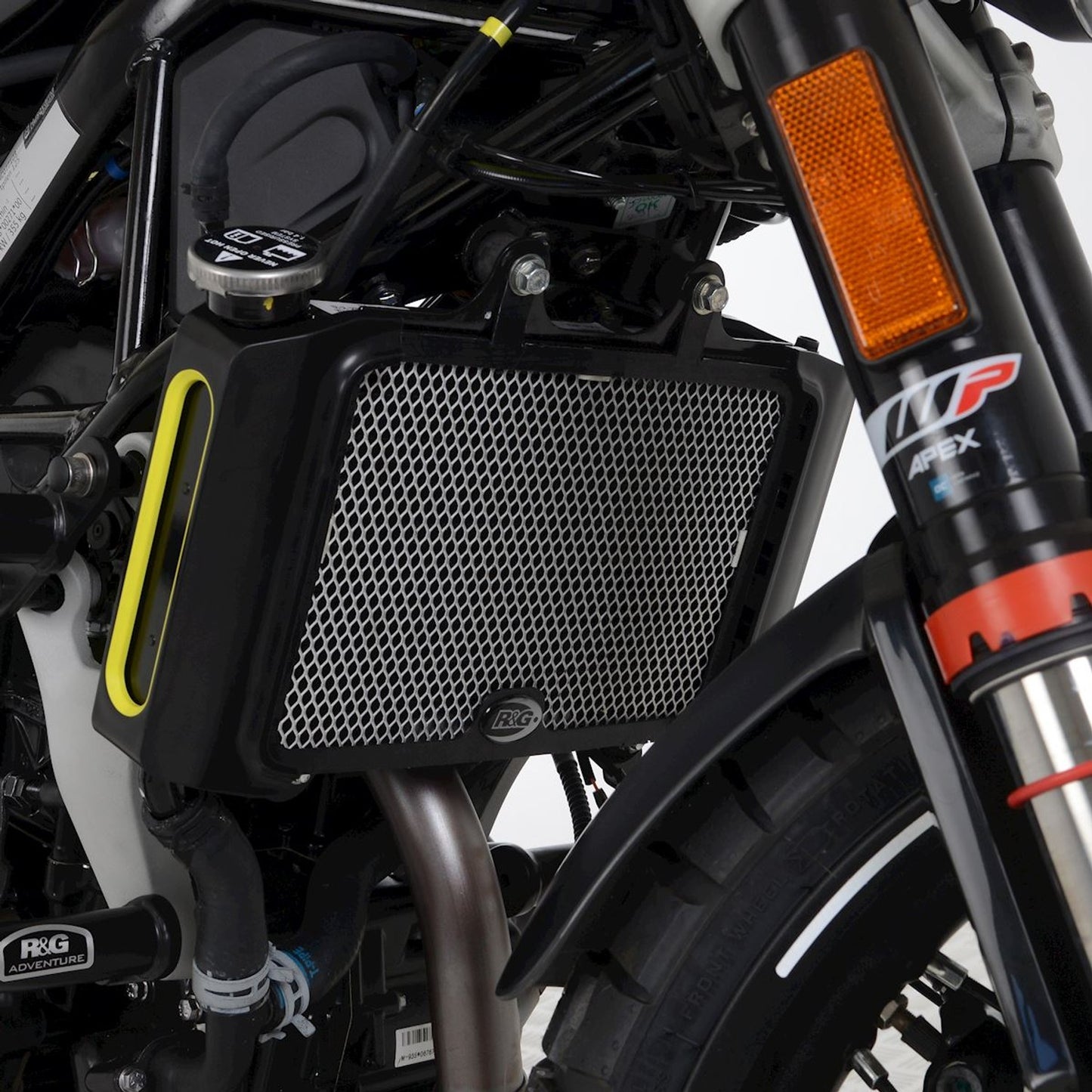 R&G Racing Radiator Guard for the Husqvarna Svartpilen 701/401/200 '21-'22