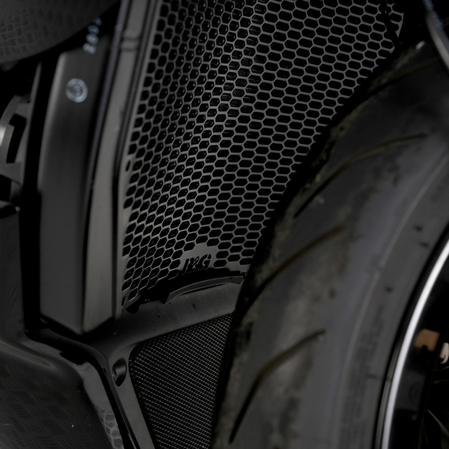 R&G Racing Pro Radiator Guard for the Ducati Diavel V4 2023