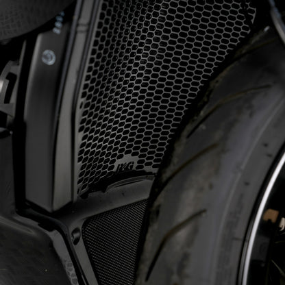 R&G Racing Pro Radiator Guard for the Ducati Diavel V4 2023