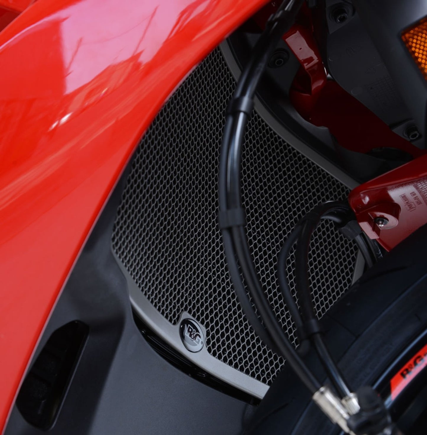 R&G Racing Radiator & Oil Cooler Guard Set for Ducati Supersport / S '17-'20, 950 Supersport / S '21-'22