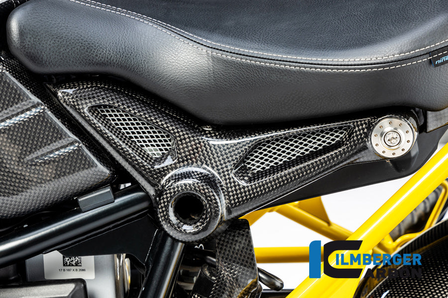 Ilmberger Carbon Rear Frame Cover, Left for the BMW R Nine T / Racer '14-17, R Nine T Scrambler/Urban GS 2016