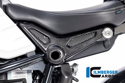 Ilmberger Carbon Rear Frame Cover, Left for the BMW R Nine T / Racer '14-17, R Nine T Scrambler/Urban GS 2016