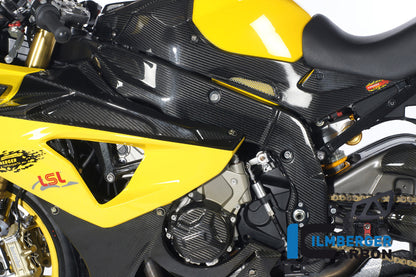 Ilmberger Carbon Frame Cover, Left Carbon for the BMW S1000RR '12-14 / HP4 '12-25