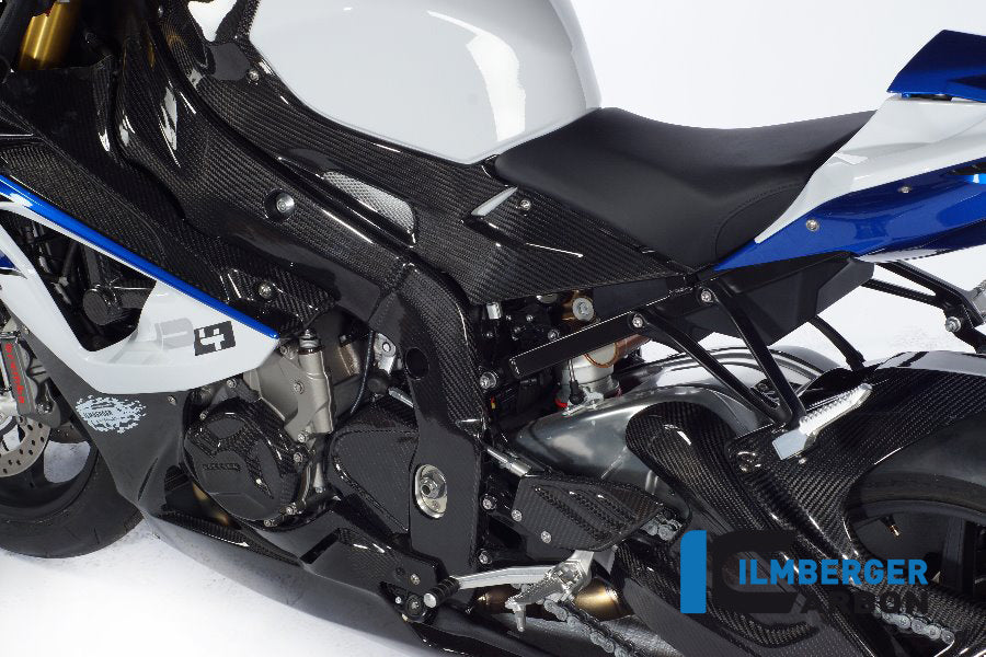 Ilmberger Carbon Frame Cover, Left Carbon for the BMW S1000RR '12-14 / HP4 '12-25