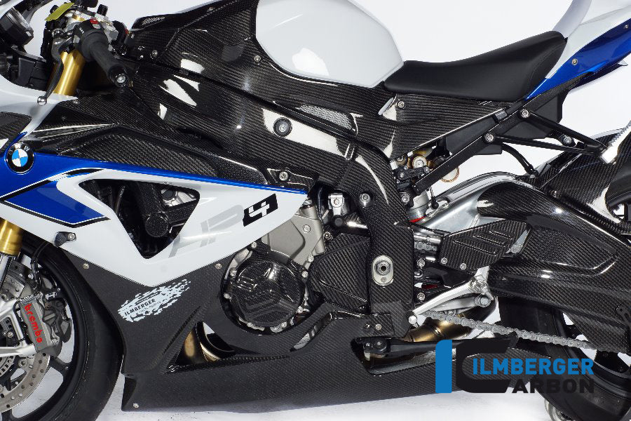 Ilmberger Carbon Frame Cover, Left Carbon for the BMW S1000RR '12-14 / HP4 '12-25