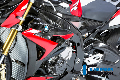 Ilmberger Carbon Framecover, Left Carbon for the BMW S 1000 R 2014-2016