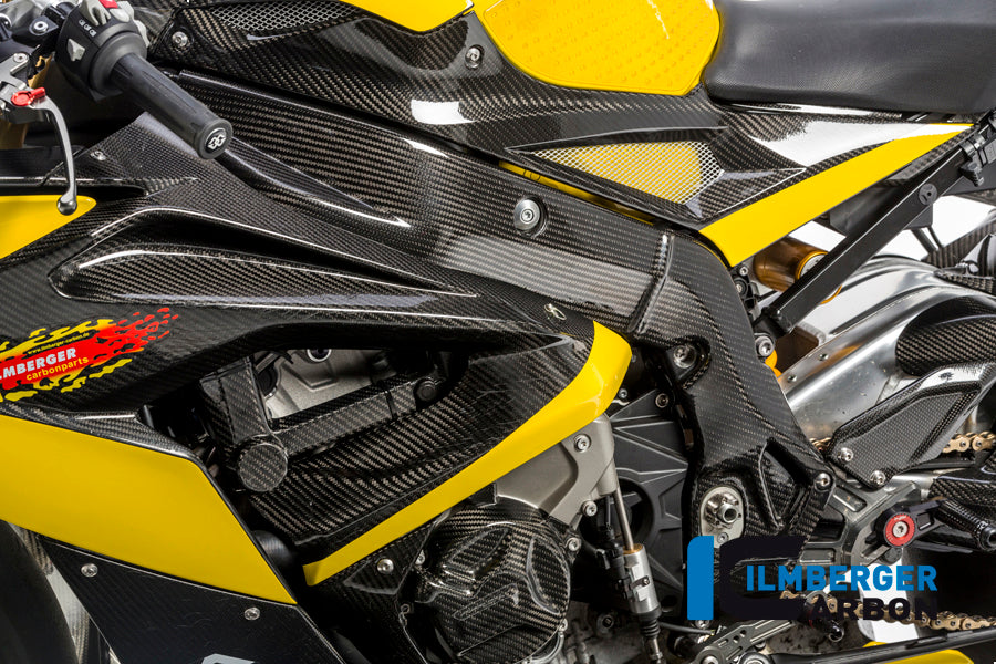 Ilmberger Carbon Frame Cover, Left Side Carbon for the BMW S 1000 RR 2015-2018