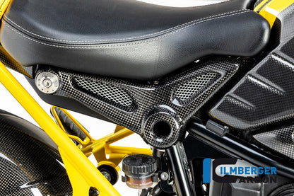 Ilmberger Carbon Rear Frame Cover, Right for the BMW R Nine T / Racer '14-17, R Nine T Scrambler/Urban GS 2016