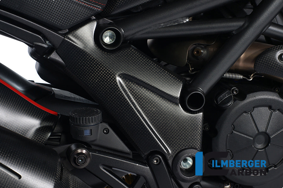 Ilmberger Carbon Frame Cover, Right Carbon for the Ducati Diavel 2011 - 2014