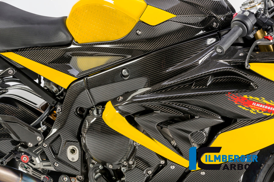 Ilmberger Carbon Frame Cover, Right Side Carbon for the BMW S 1000 RR 2015-2018