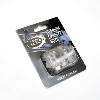 R&G Racing Titanium Sprocket Nut (RGN05) M12X1.5 - 6 pack